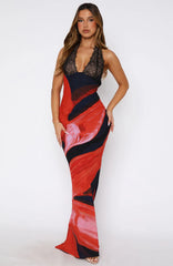 Beyond The Stars Maxi Dress Radiant Petal