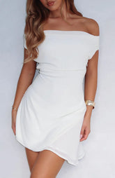 High Horse Mini Dress Off White