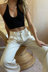 Amber Keyhole Halter Top