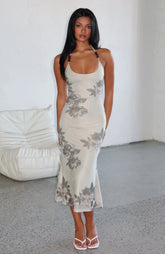 Tropic Like It's Hot Midi Dress Vintage Muse