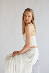 Daphne Rosette Lace Corset Top