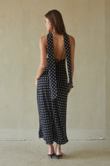Dovie Polka Dot Midi Dress