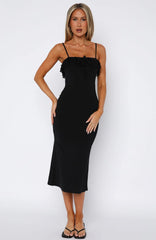 I'm Your Favourite Midi Dress Black