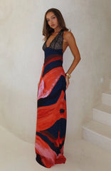 Beyond The Stars Maxi Dress Radiant Petal