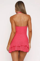 All I Wanted Was This Mini Dress Hot Pink