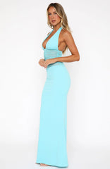 All My Love Maxi Dress Aqua