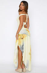 Florence Fling Maxi Dress Lemon Blossom