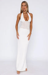 All My Love Maxi Dress White