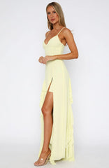 Summer Solstice Maxi Dress Lemon