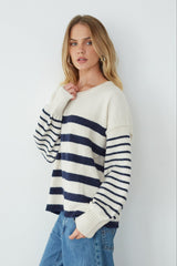 Charlotte Oversized Striped Sweater