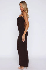 Break It Off Maxi Dress Espresso