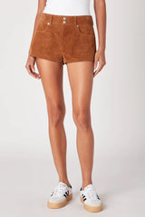 Indiana Suede Micro Shorts
