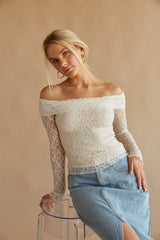 Collette Lace Long Sleeve Top