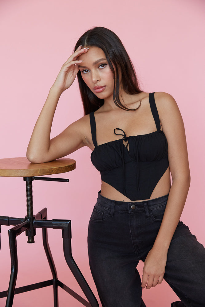 Daphne Corset Crop Top